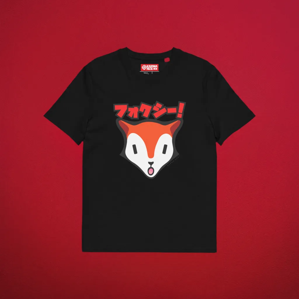 Karma Ace: Foxie! - Unisex organic cotton t-shirt