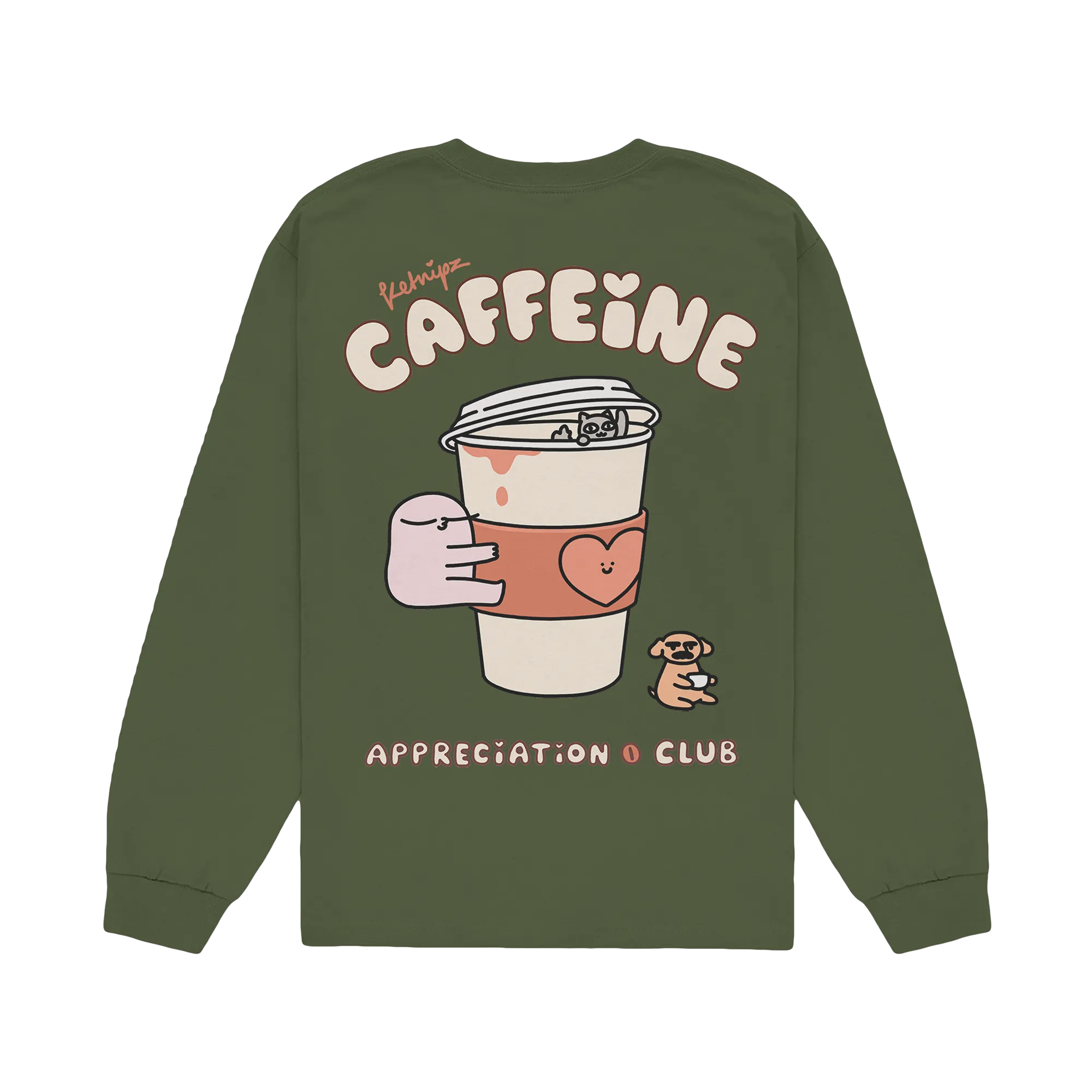 Ketnipz Caffeine Appreciation Club Forest Long Sleeve