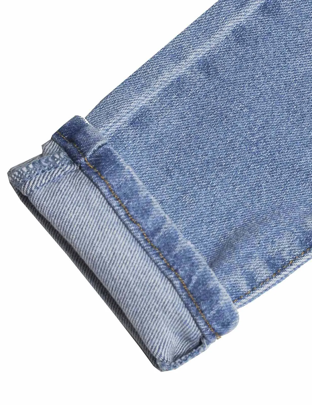 Kids Washed Fashion Soft Jeans Overalls