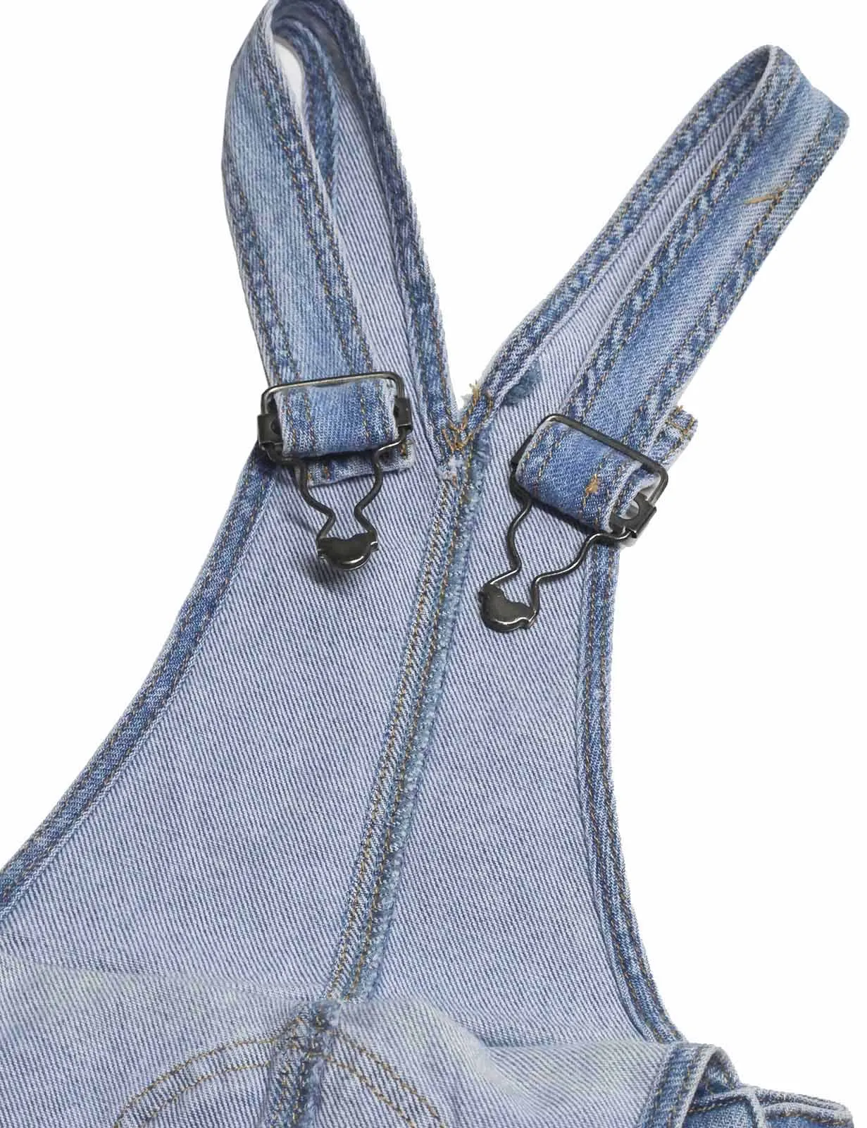 Kids Washed Fashion Soft Jeans Overalls