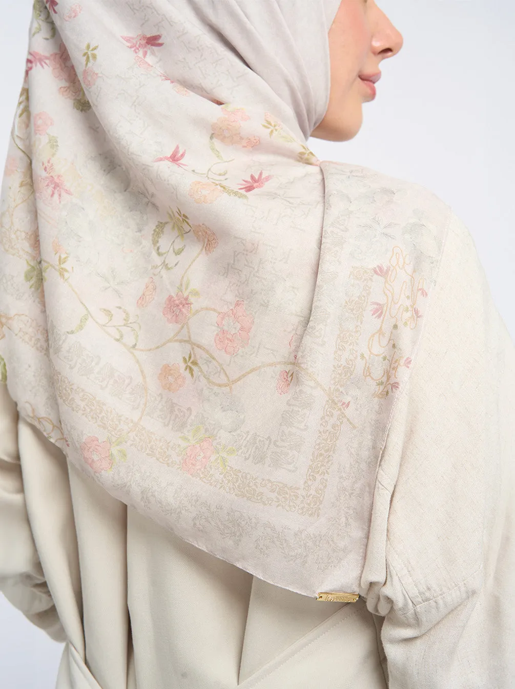 KIMAYYA SIGNATURE SCARF IVORY