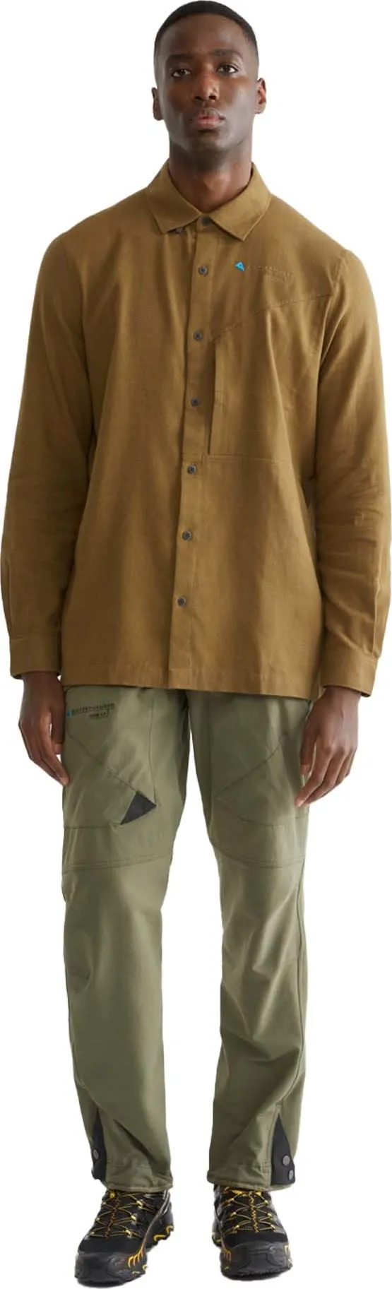 Klättermusen Men&#x27;s Helheim Long Sleeve Shirt Olive/Juniper Green | Buy Klättermusen Men&#x27;s Helheim Long Sleeve Shirt Olive/Juniper Green here | Outnorth