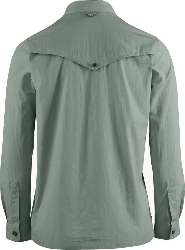 Klättermusen Women&#x27;s Syn Long Sleeve Shirt Green Lake | Buy Klättermusen Women&#x27;s Syn Long Sleeve Shirt Green Lake here | Outnorth