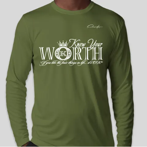 Know Your Worth Long Sleeve T-Shirt