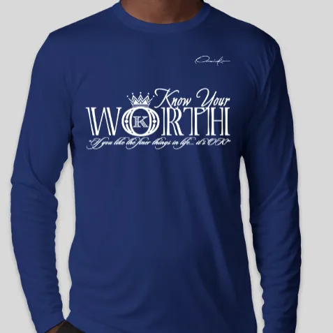 Know Your Worth Long Sleeve T-Shirt