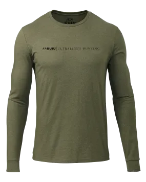 KUIU Line Logo Long Sleeve T-Shirt | Military Green