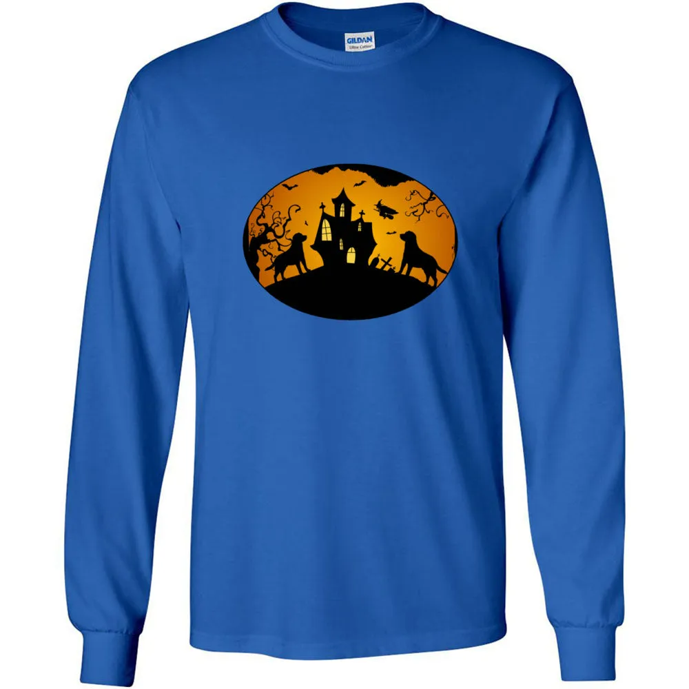 Labrador Halloween Gildan Ultra Cotton Long Sleeve T-Shirt