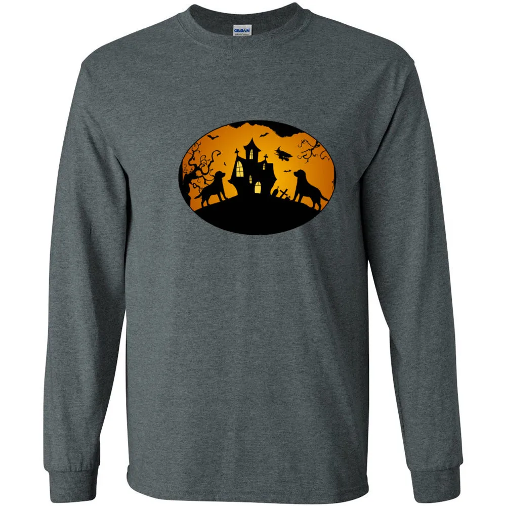 Labrador Halloween Gildan Ultra Cotton Long Sleeve T-Shirt