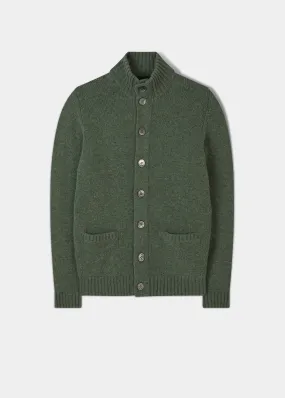 Landford Men's Lambswool Buttoned Jumper In Landscape - Regular Fit