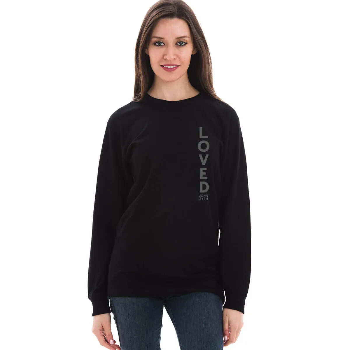 Loved John 3:16 Unisex Long Sleeve T Shirt