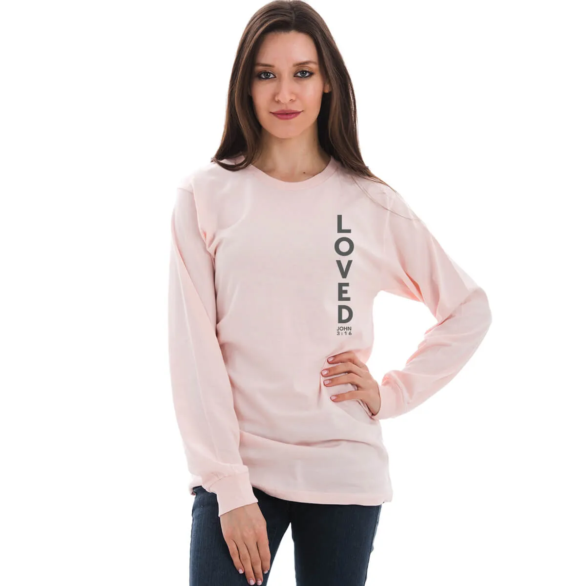 Loved John 3:16 Unisex Long Sleeve T Shirt