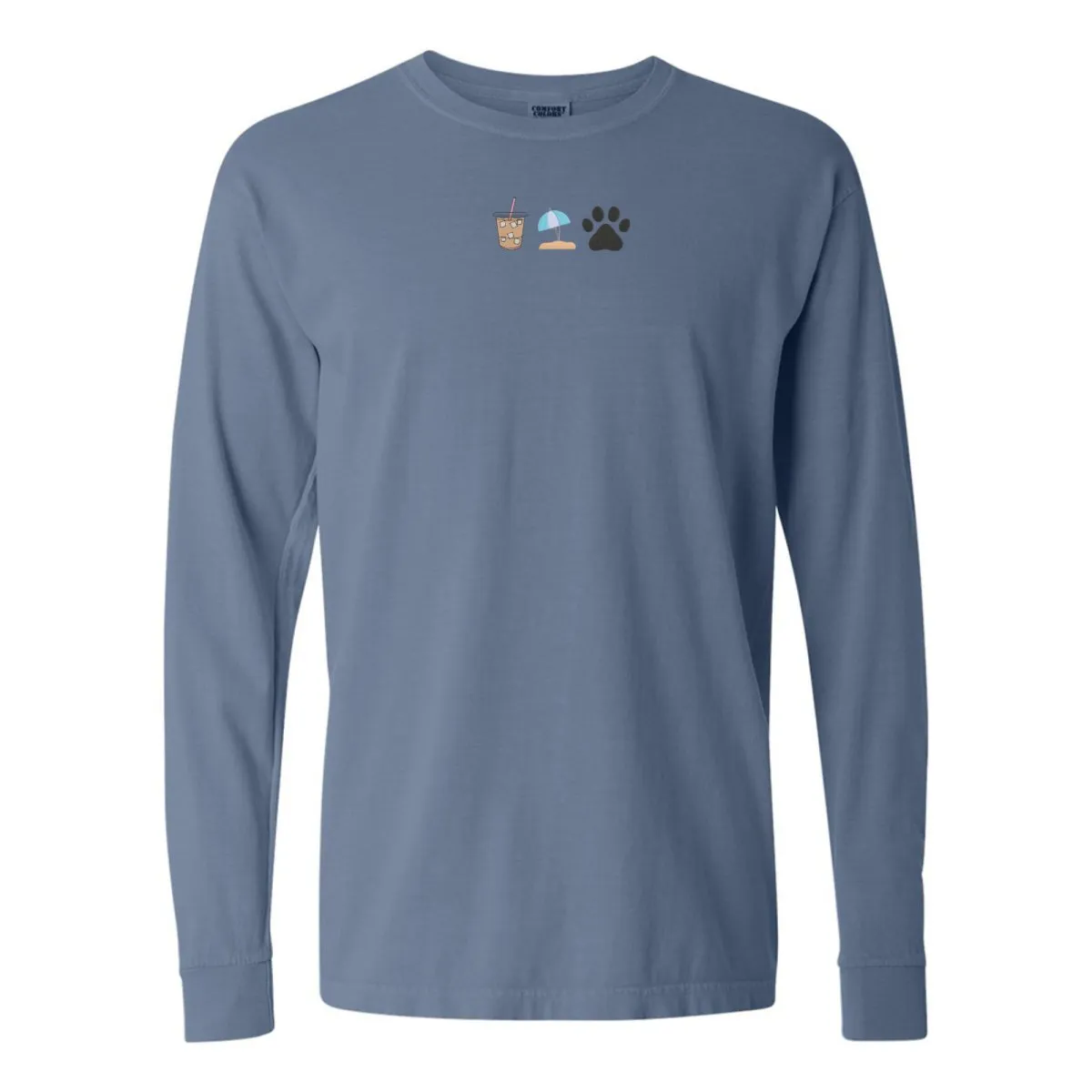 Make It Yours™ 'Favorite Things Icons' Embroidered Long Sleeve T-Shirt