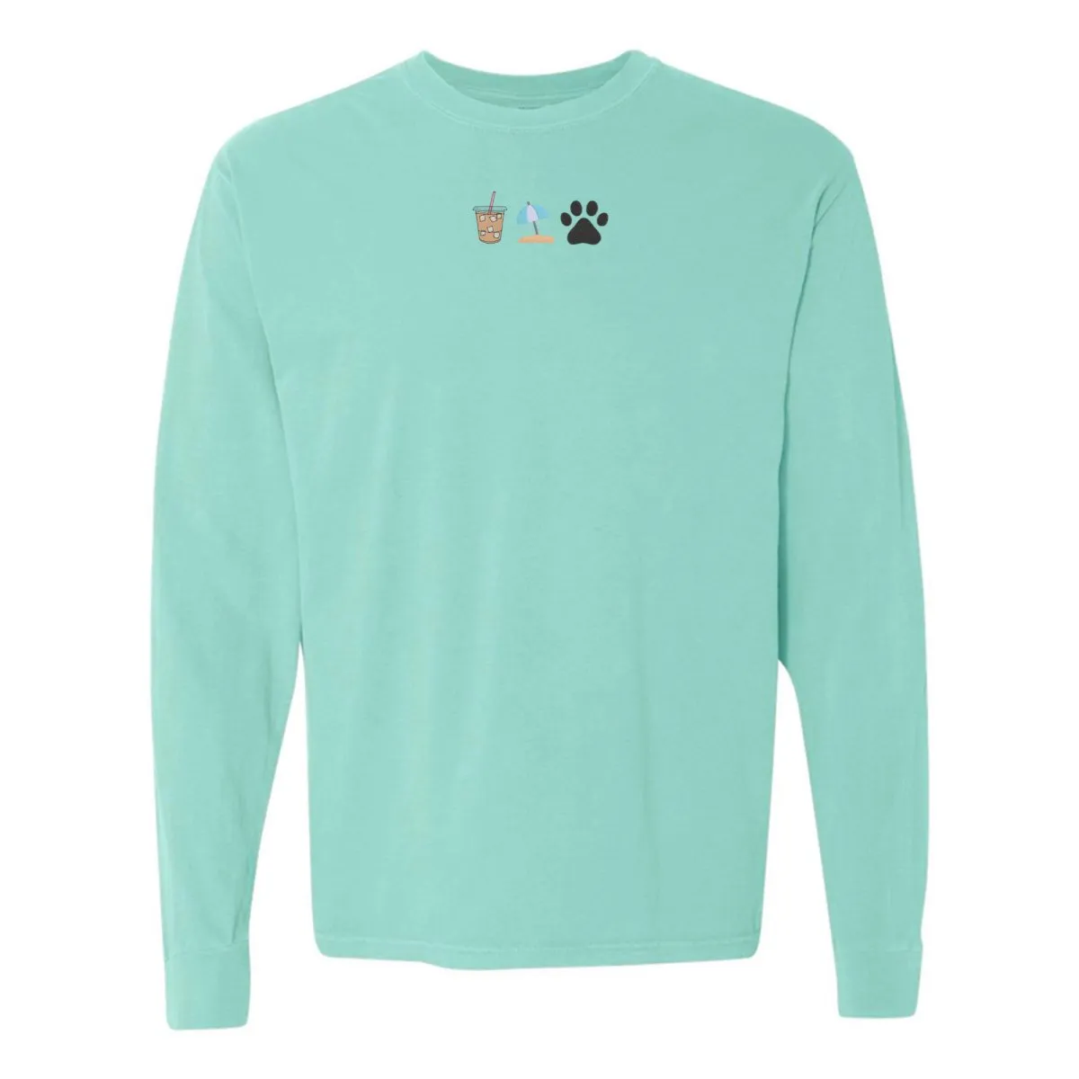 Make It Yours™ 'Favorite Things Icons' Embroidered Long Sleeve T-Shirt