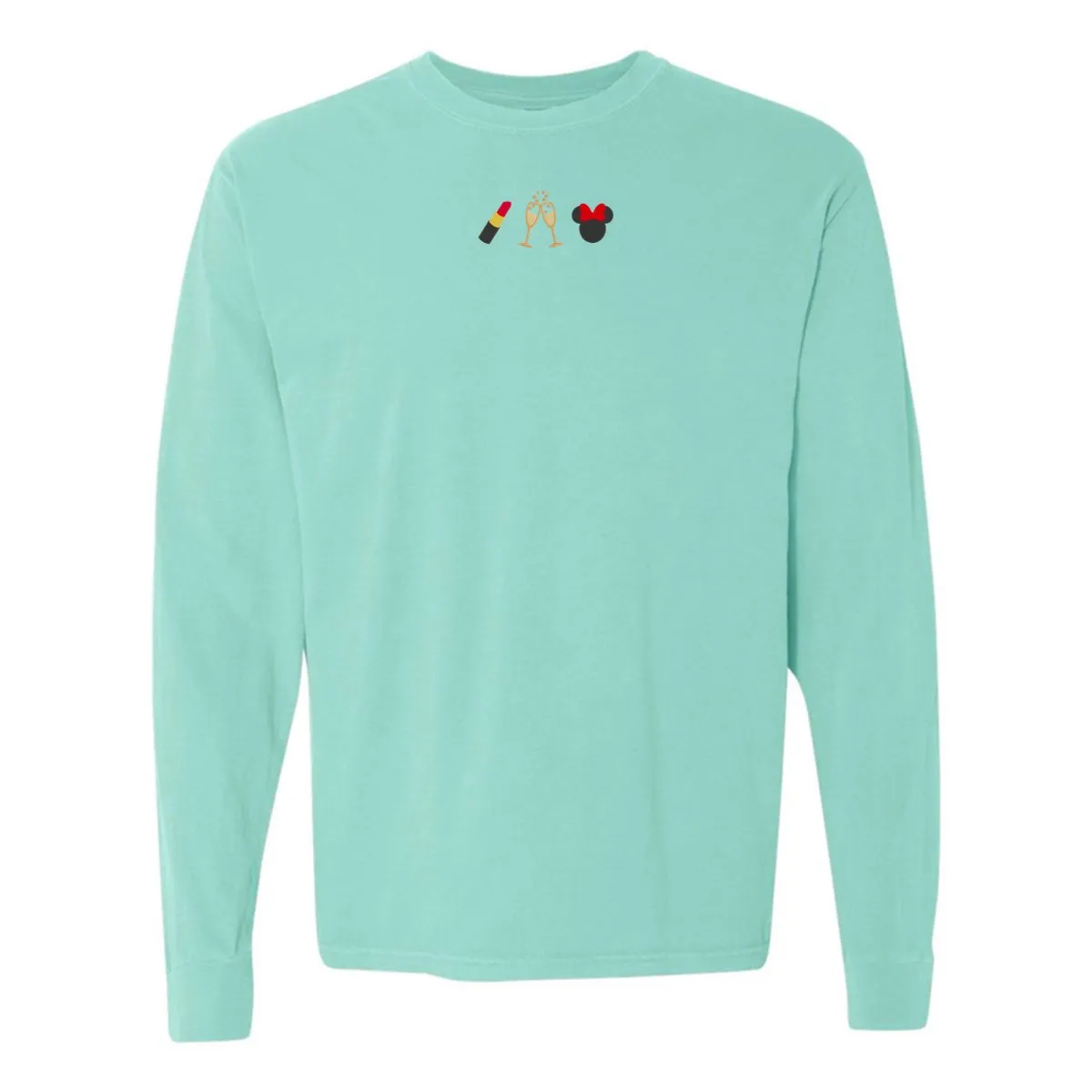 Make It Yours™ 'Favorite Things Icons' Embroidered Long Sleeve T-Shirt