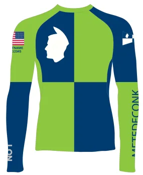 MEN TECH-TEE TOP LONG SLEEVE GREEN | METEDECONK YACHT CLUB | PSNLZ'D