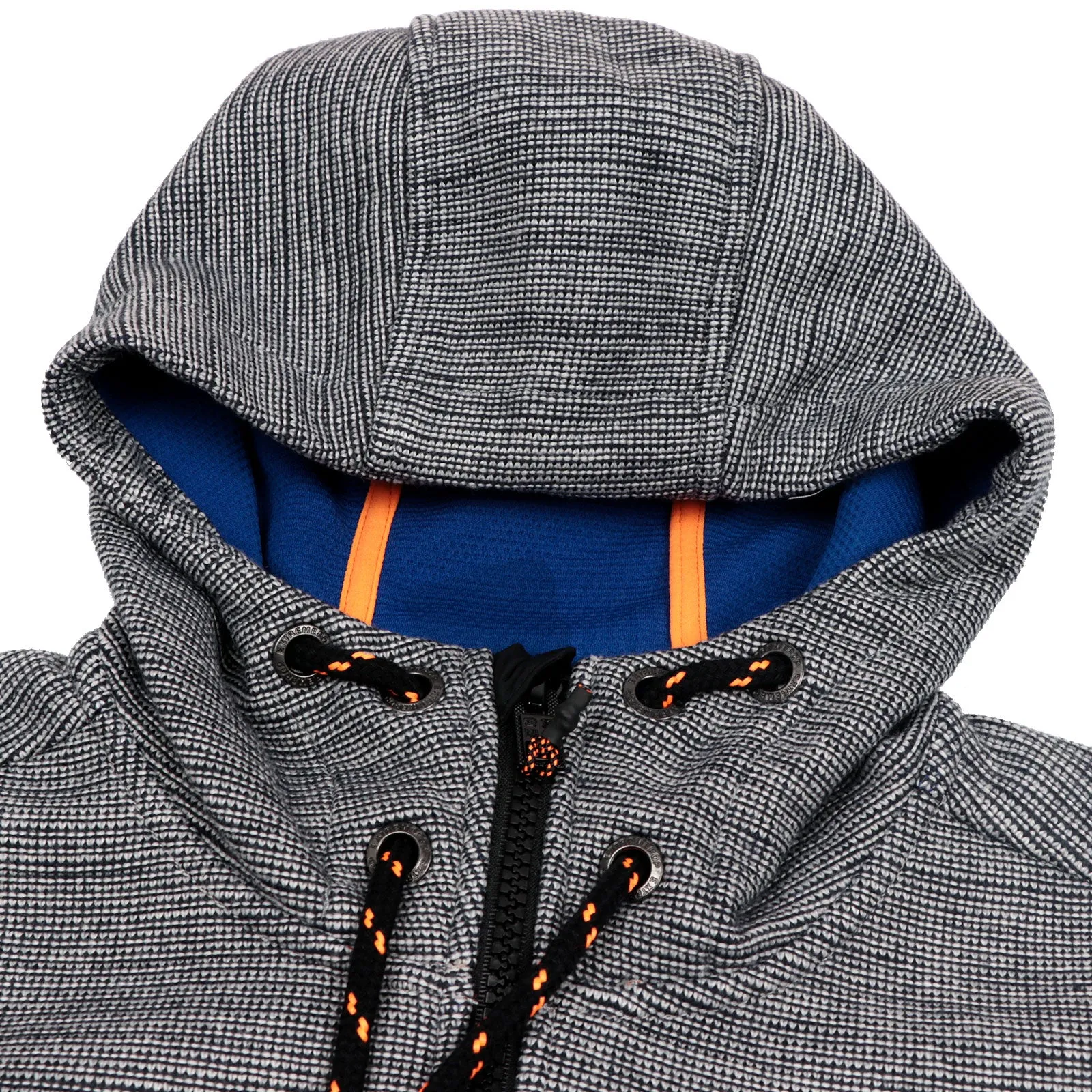 Men's Jacquard heather knit bonded Jacket Purple Grey  S M L XL