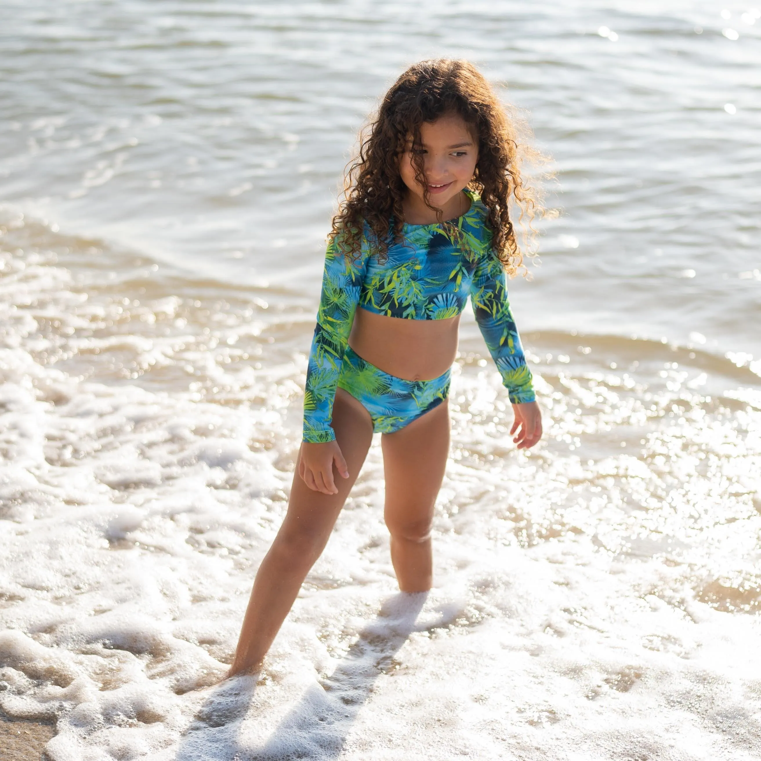 Mini Abigail Long Sleeve Bikini Set