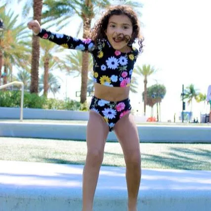 Mini Abigail Long Sleeve Bikini Set