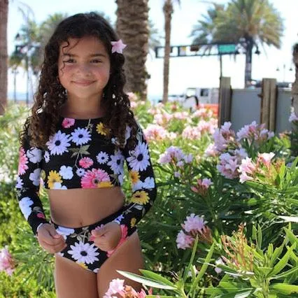 Mini Abigail Long Sleeve Bikini Set