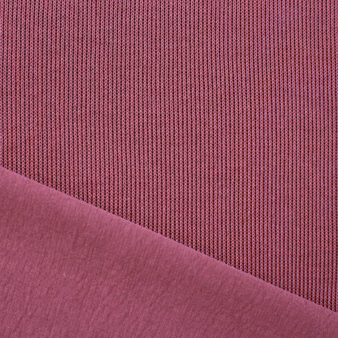 MTM organic cotton doubleface sweater knit - rosewood