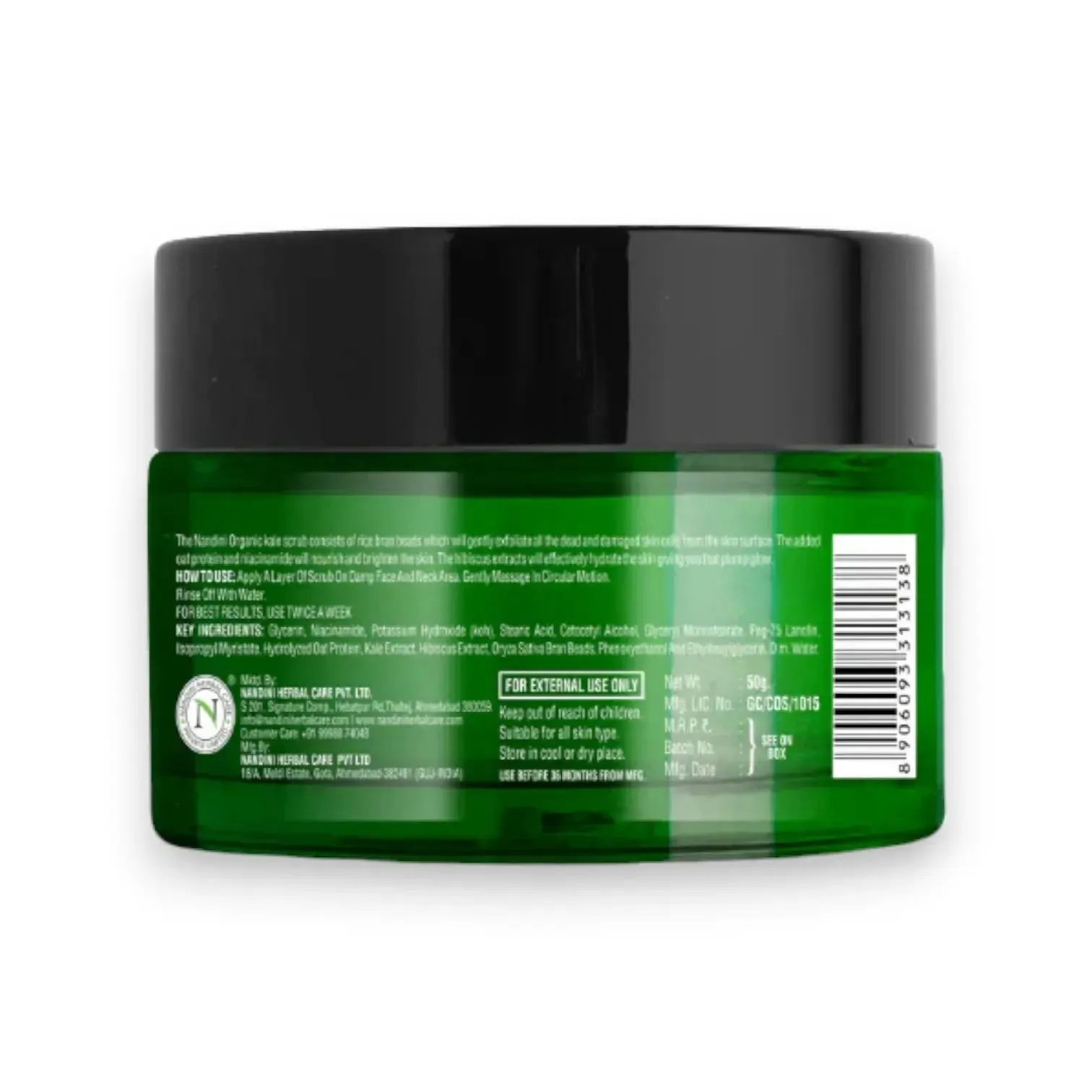 Nandini Organic Kale Face Scrub 50g