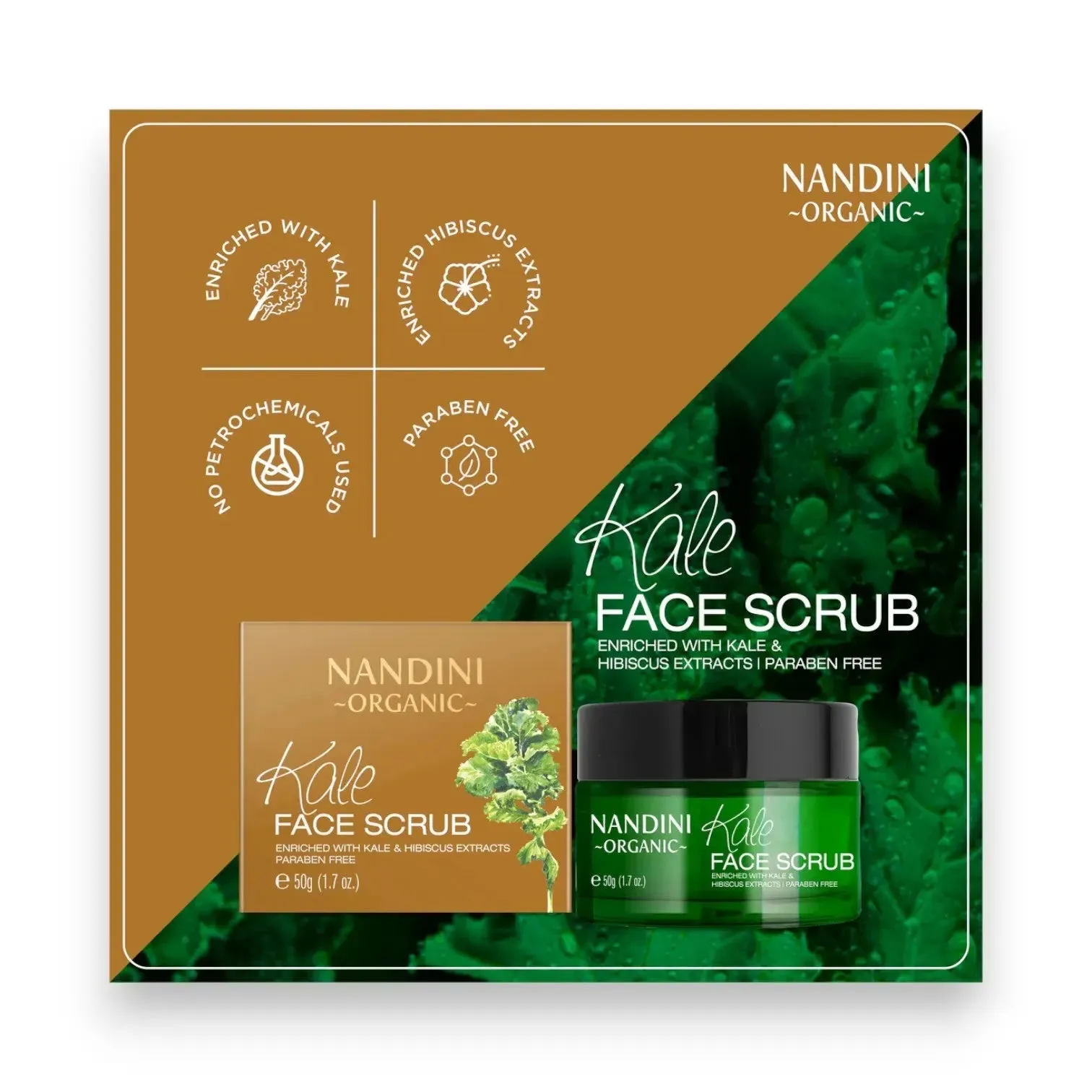 Nandini Organic Kale Face Scrub 50g