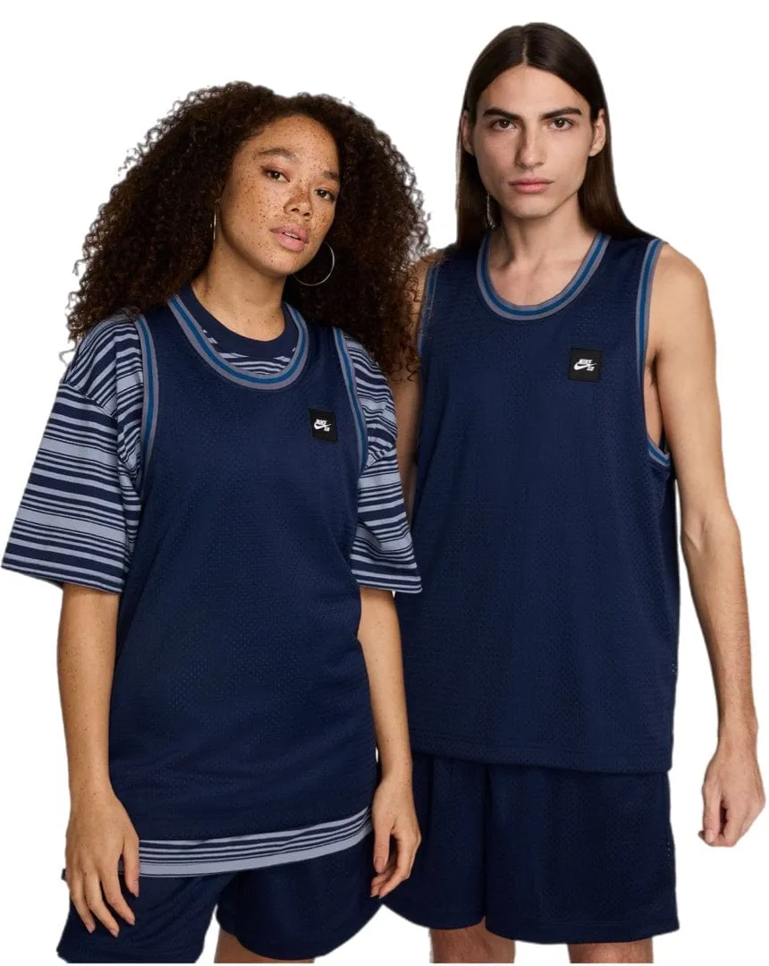 Nike SB Basketball Jersey - Midnight Navy / Court Blue