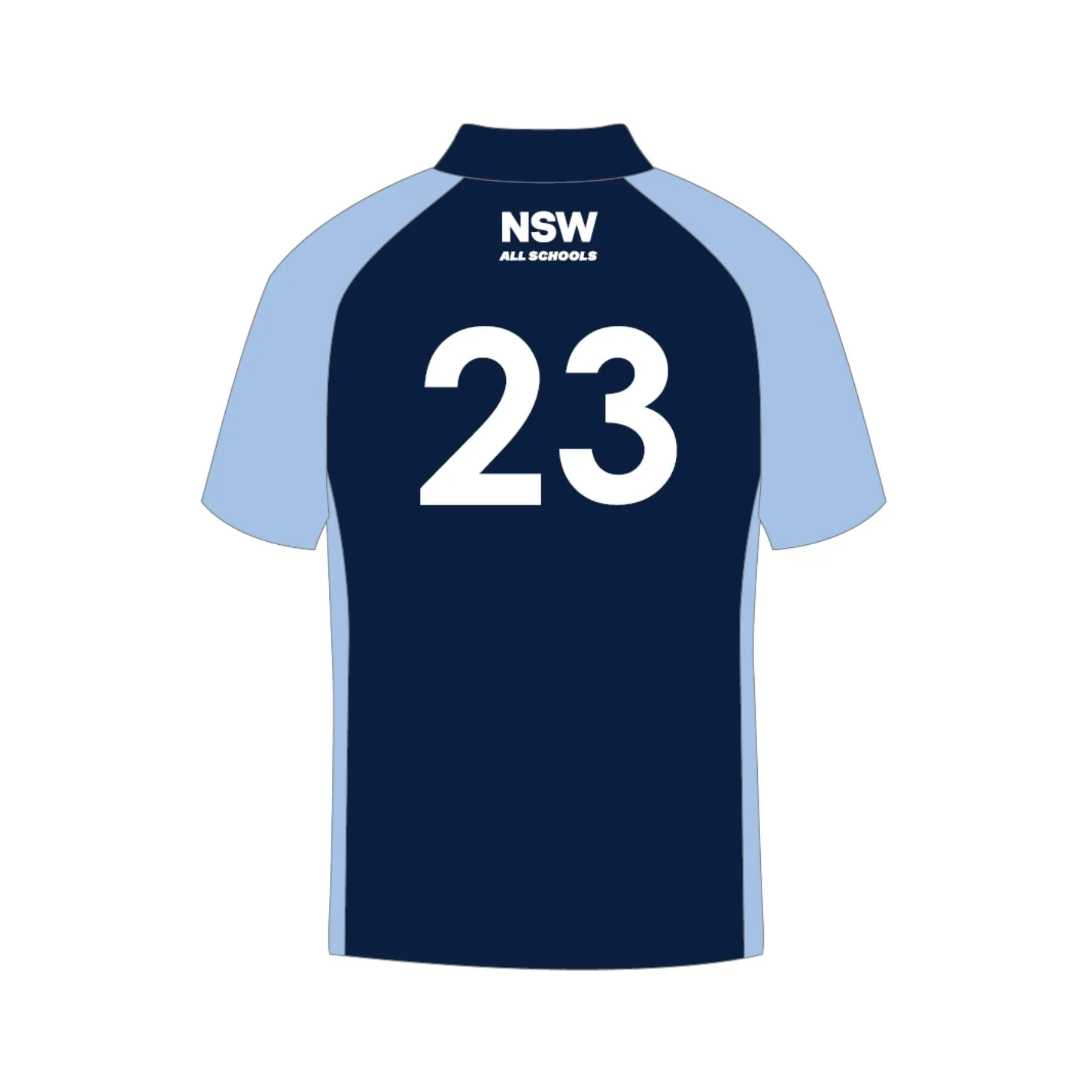 NSW All Schools Unisex Short Sleeve Navy Playing Polo