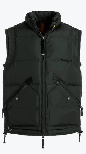 Parajumpers Kobuk Men's Winter Vest in Black PM JCK MA05 SS22