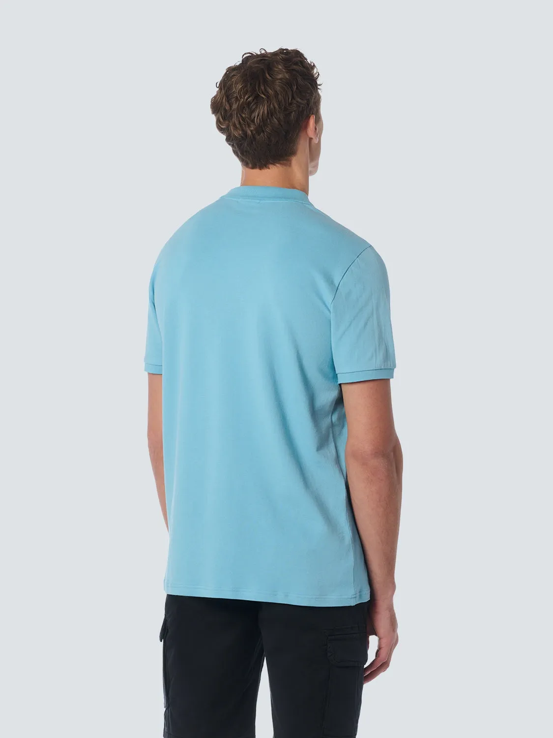 Polo Stretch Solid | Aqua