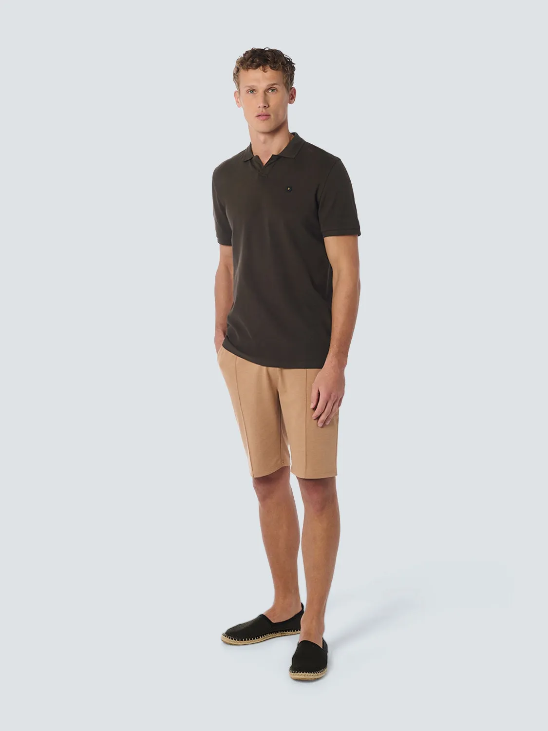 Polo Stretch Solid | Coffee