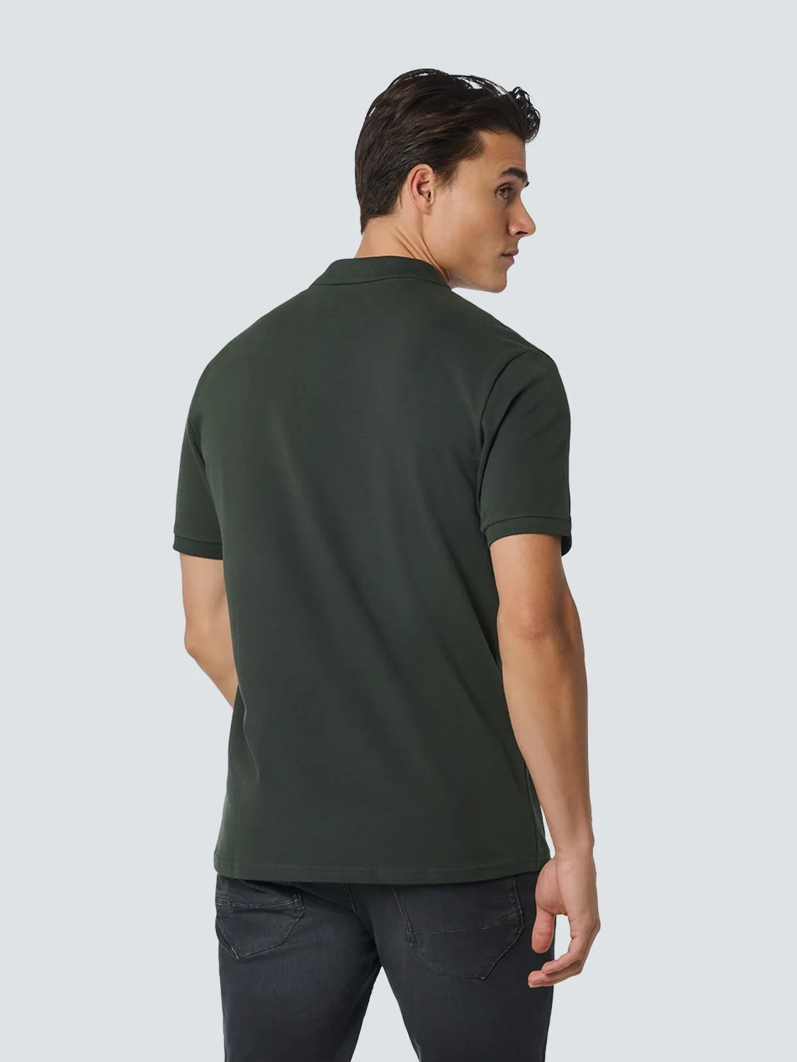 Polo Stretch Solid | Dark Steel