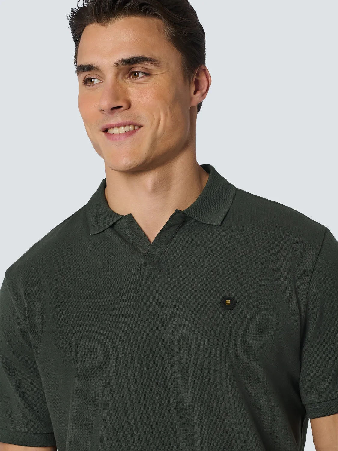 Polo Stretch Solid | Dark Steel