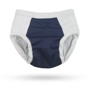 Protective Brief Reusable Adult Diaper; Navy
