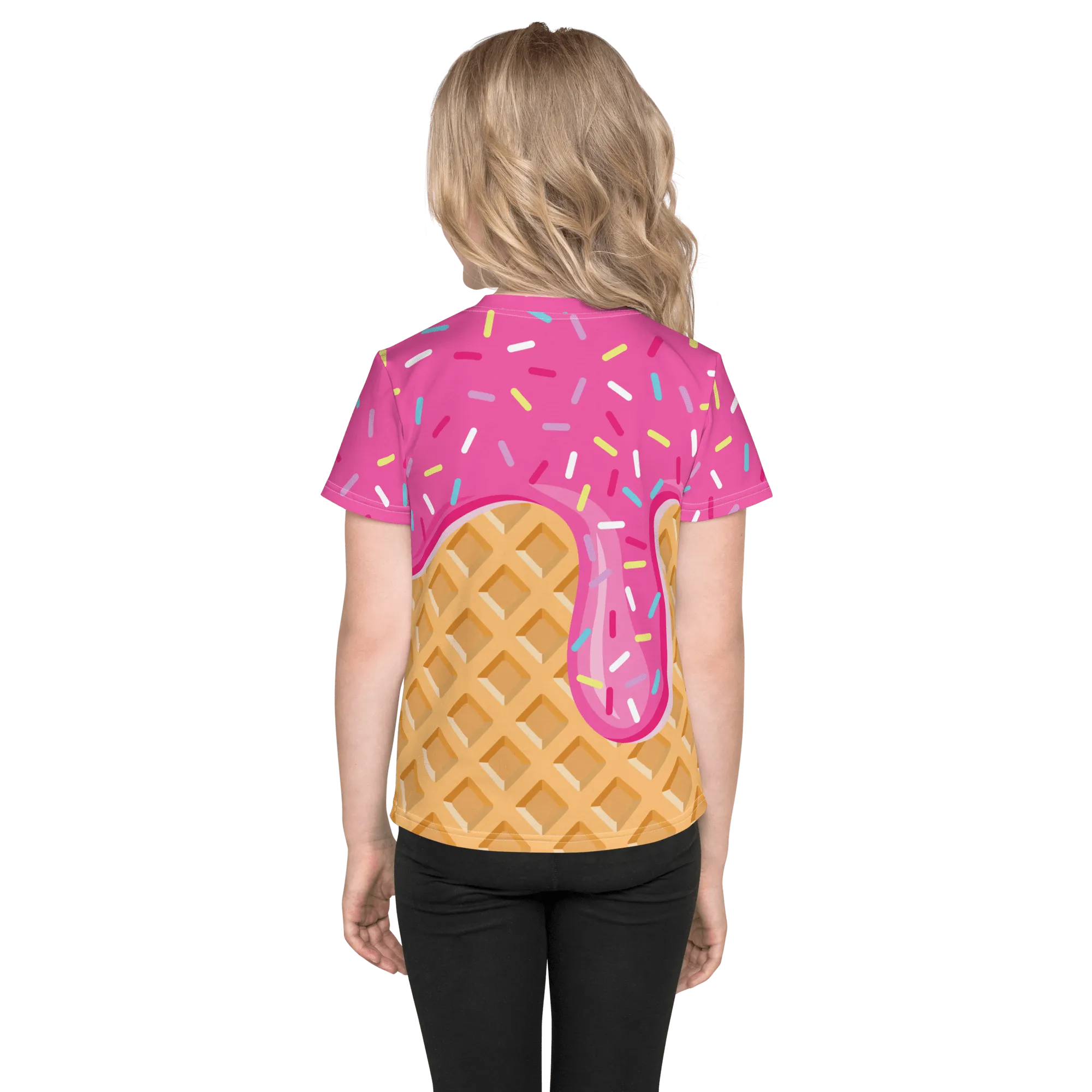 "Chill Vibes" Waffle Cone Tee (Kids 2T-7)