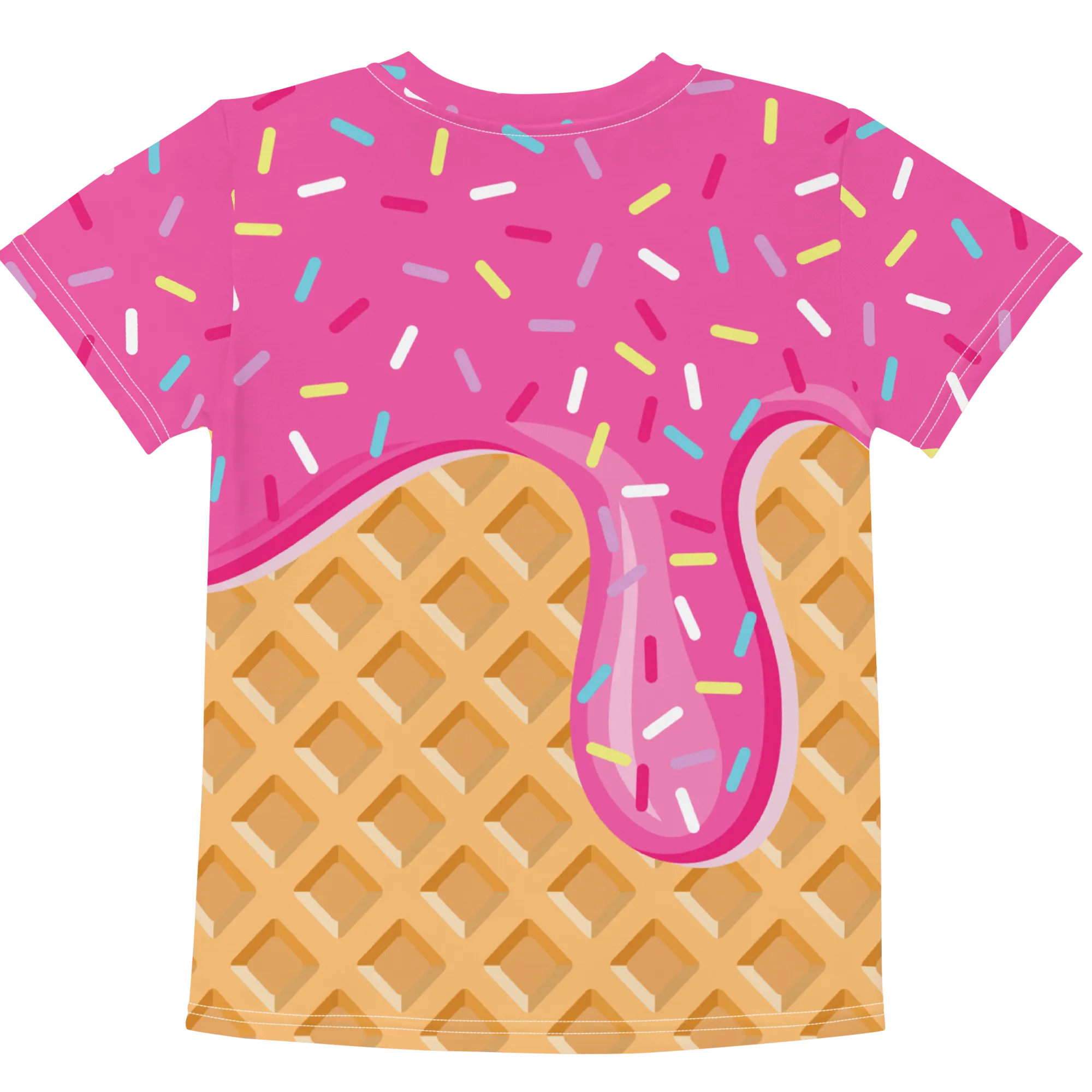 "Chill Vibes" Waffle Cone Tee (Kids 2T-7)