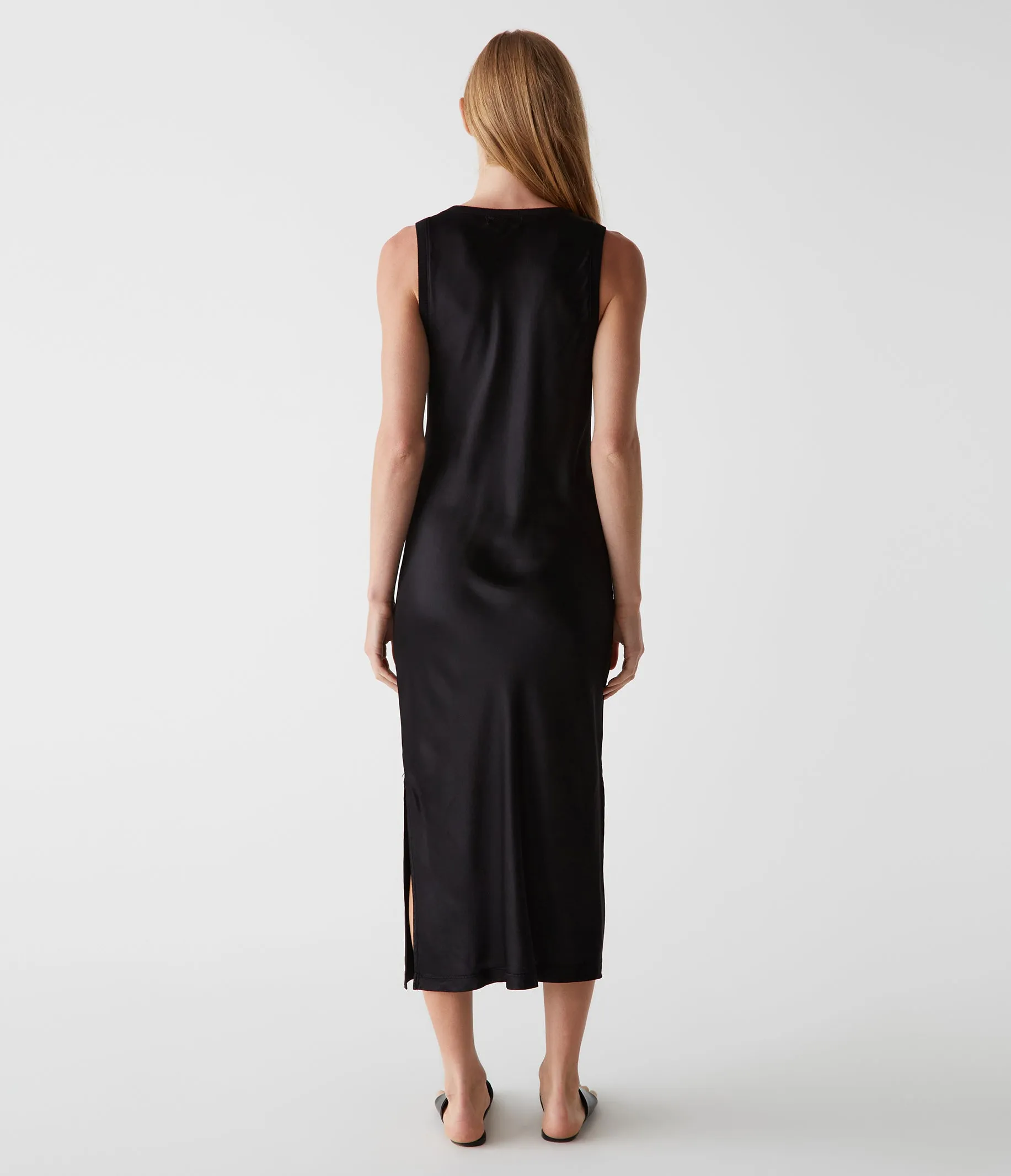 Randi Satin Midi Dress