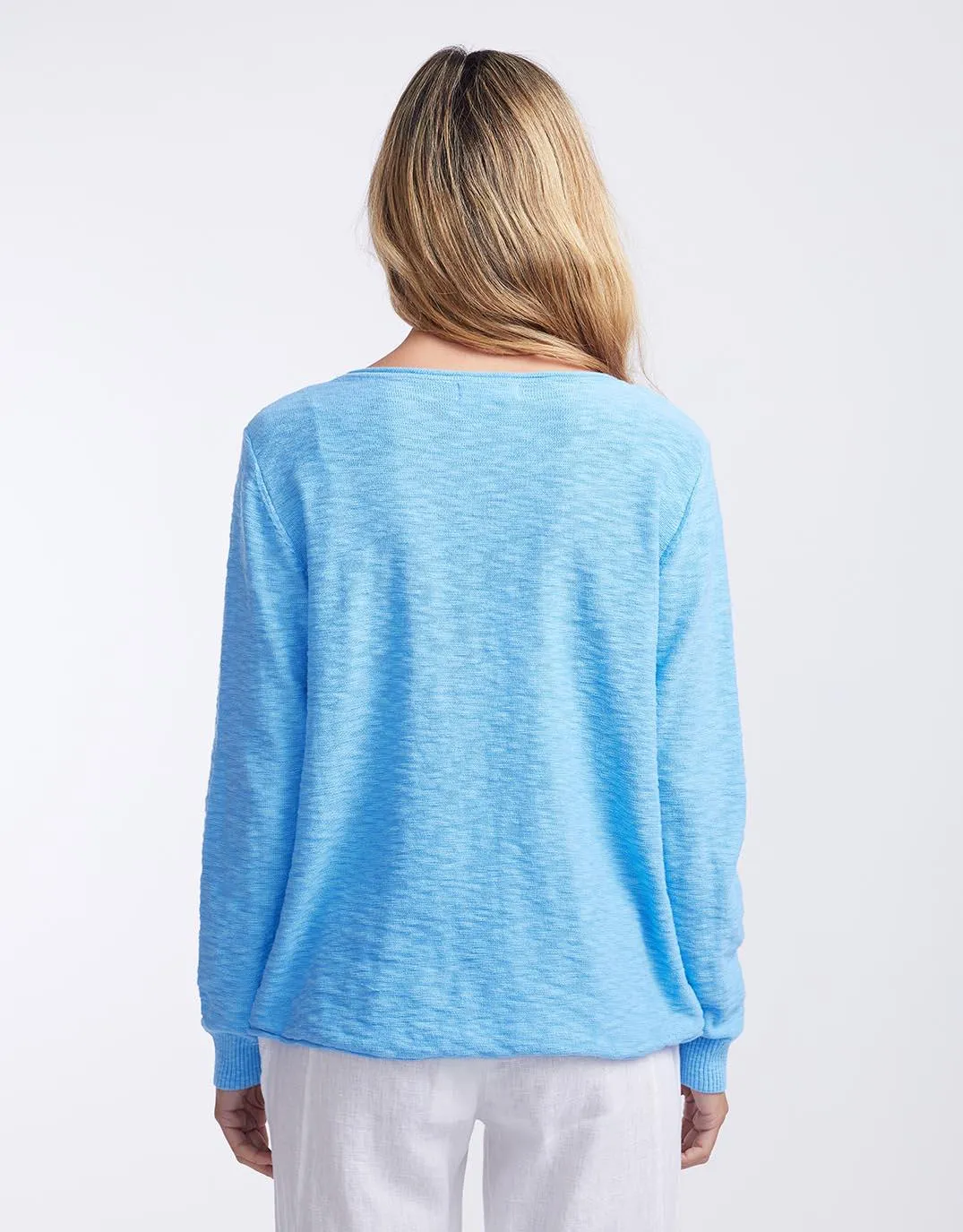 Sacha Summer Knit - Azure Blue