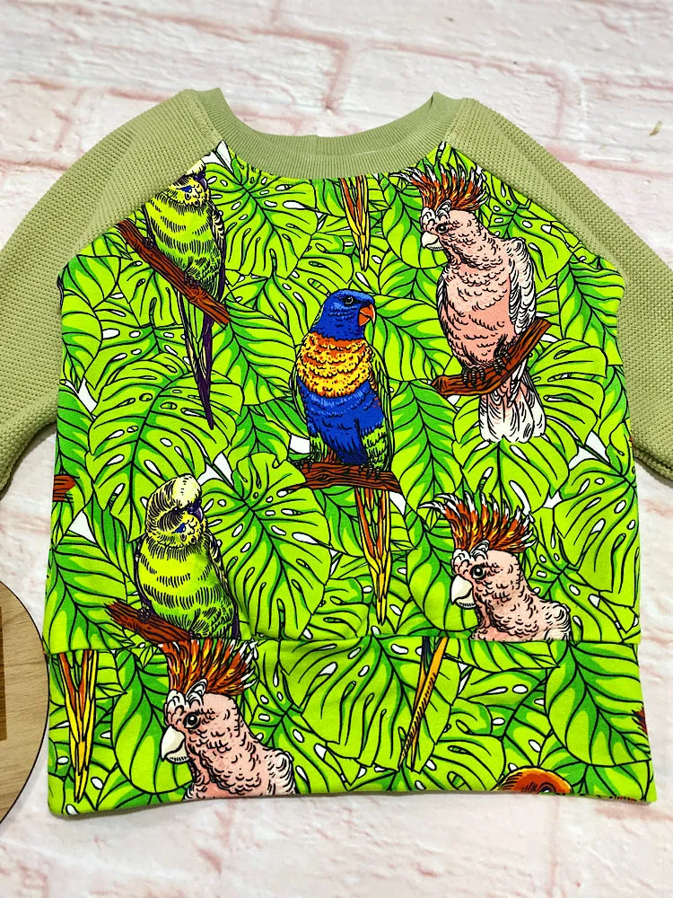 Size Small (12m-3y) Winter Jumper - Aussie Birds