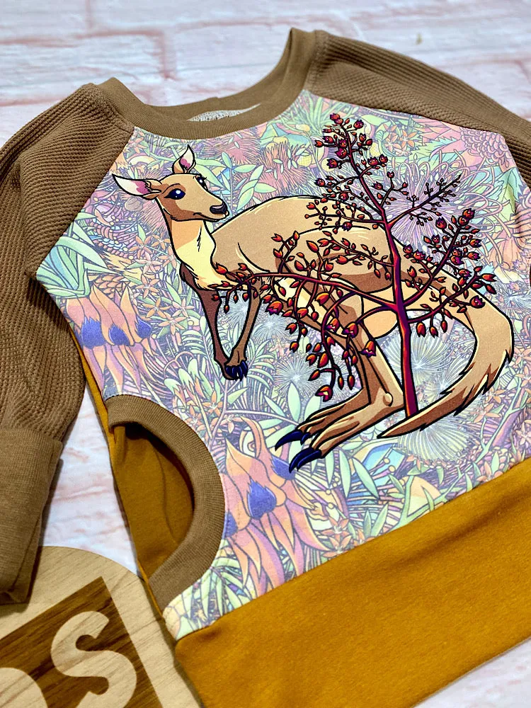 Size Small (12m-3y) Winter Jumper - Kangaroo
