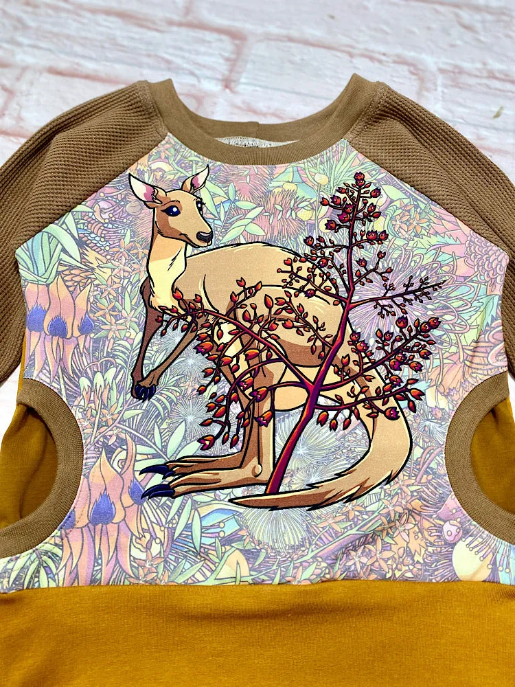 Size Small (12m-3y) Winter Jumper - Kangaroo