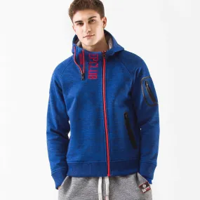 Space dyed bonded Slub Terry Jacket