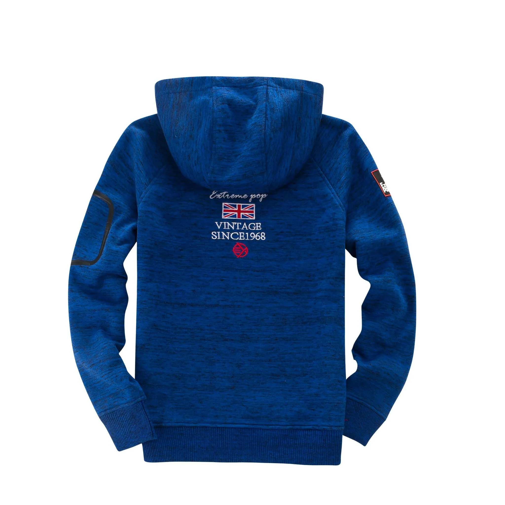 Space dyed bonded Slub Terry Jacket
