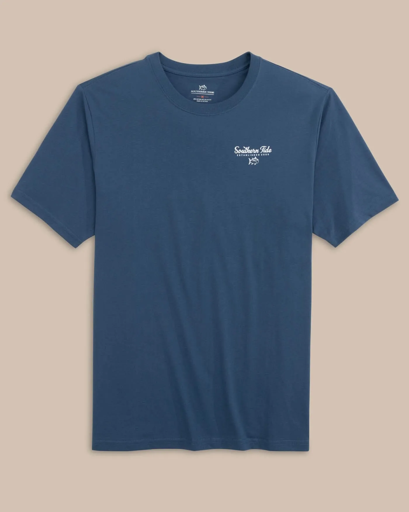 Striped Sunset Palms Short Sleeve T-Shirt