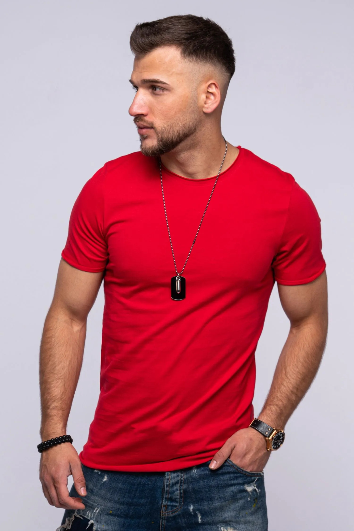 T-shirt INFINITY O-Neck rot