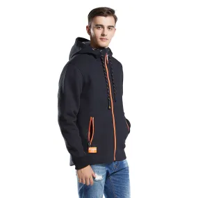 Textured Bonded Knit Hooded Jacket