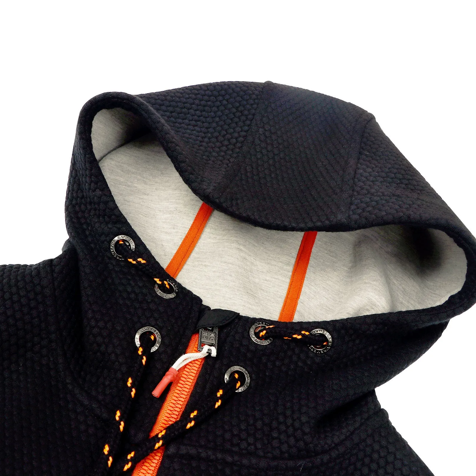 Textured Bonded Knit Hooded Jacket
