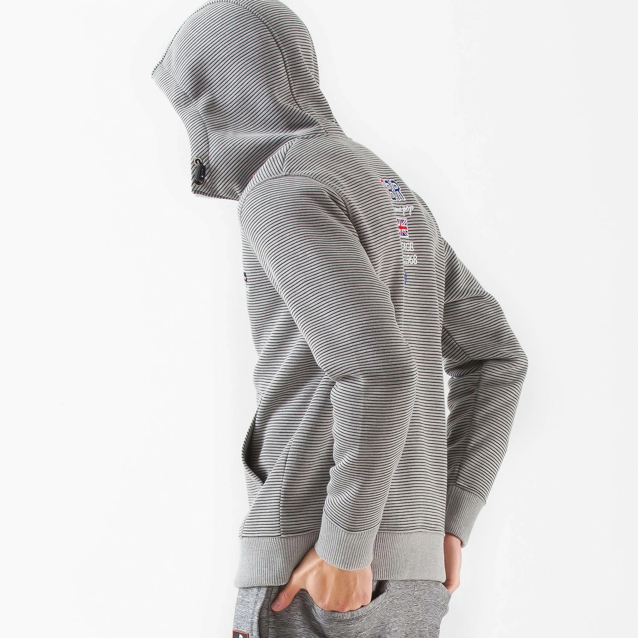 Textured Stretch Knit Bond Fancy Terry Jacket