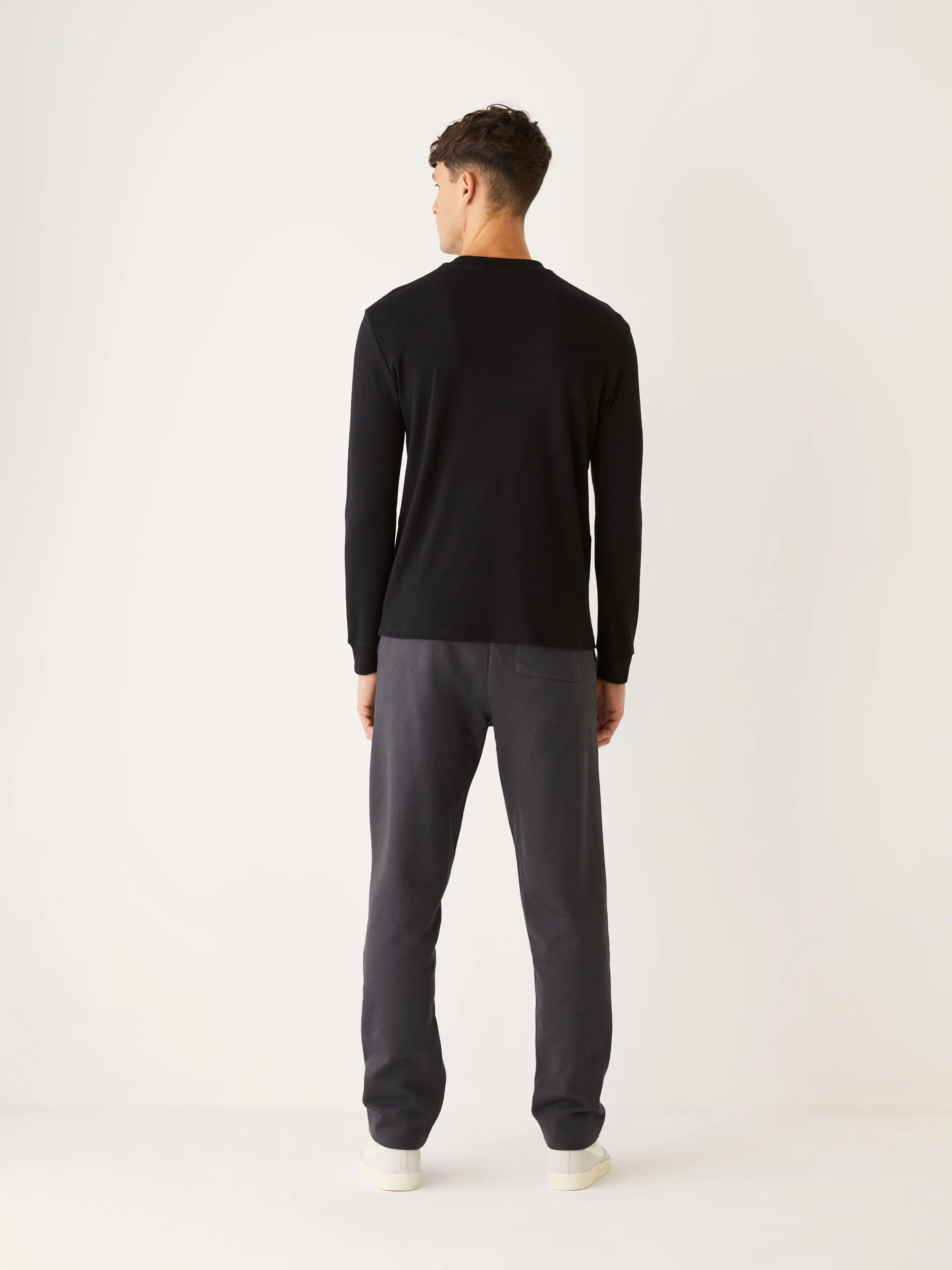 The Long Sleeve Crewneck Shirt in Black
