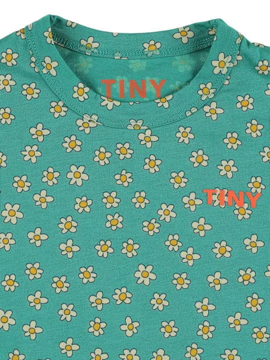 Tiny Cottons   Daisy print cotton long sleeve t-shirt 